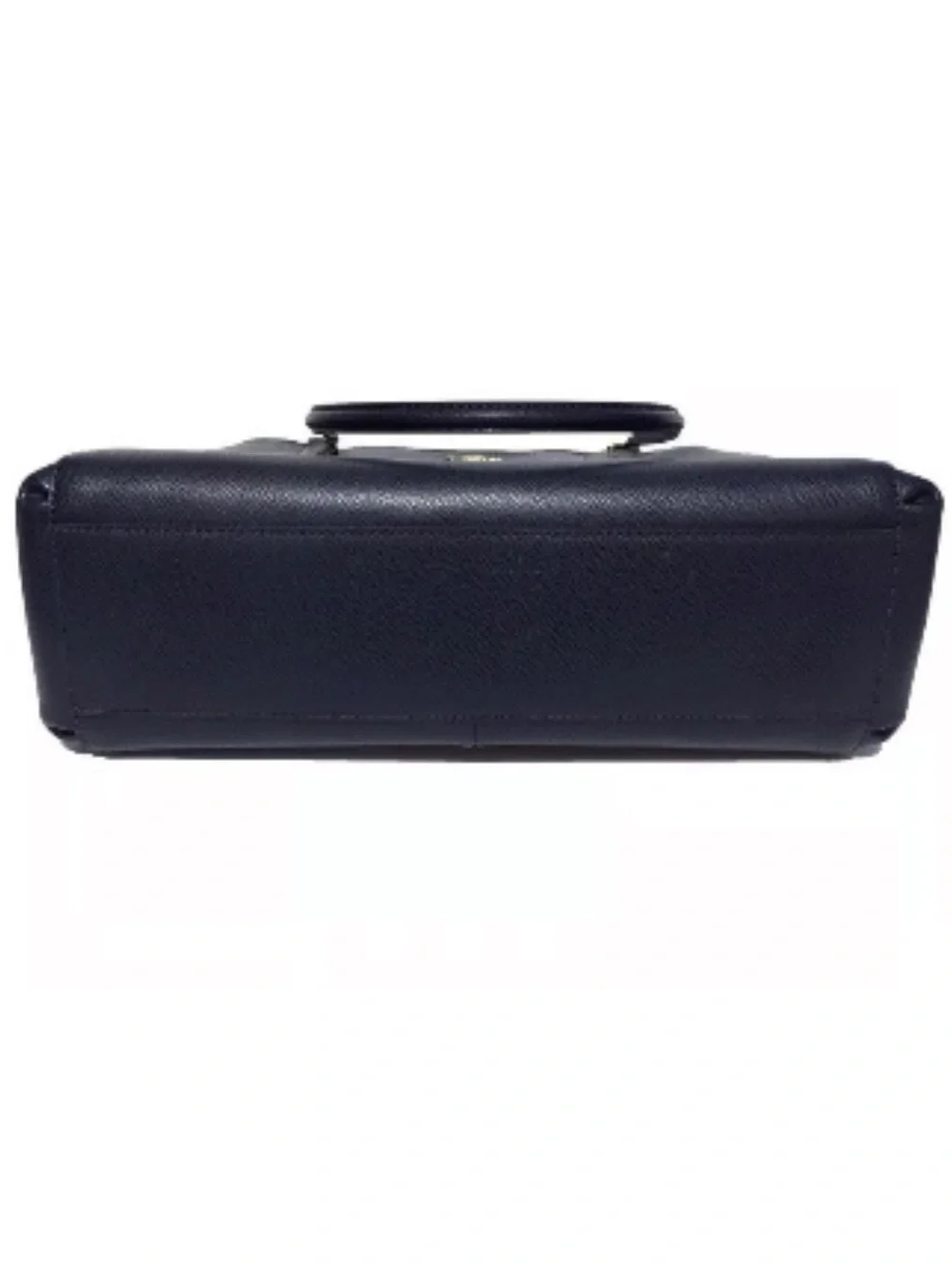 Coach Christie CarryAll Handbag in Black Pebble Grain Leather Double Zip Top EUC